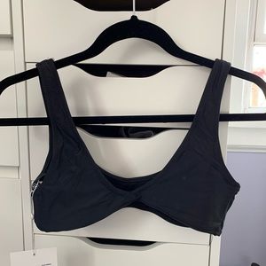 missguided black bikini top